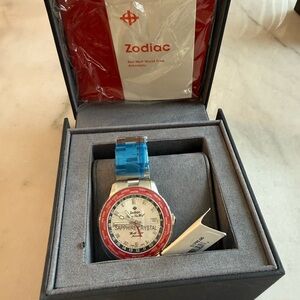 NEW Zodiac x eBay Super Sea Wolf Automatic Silver Mens Watch ZO9311 Ltd Ed NWT